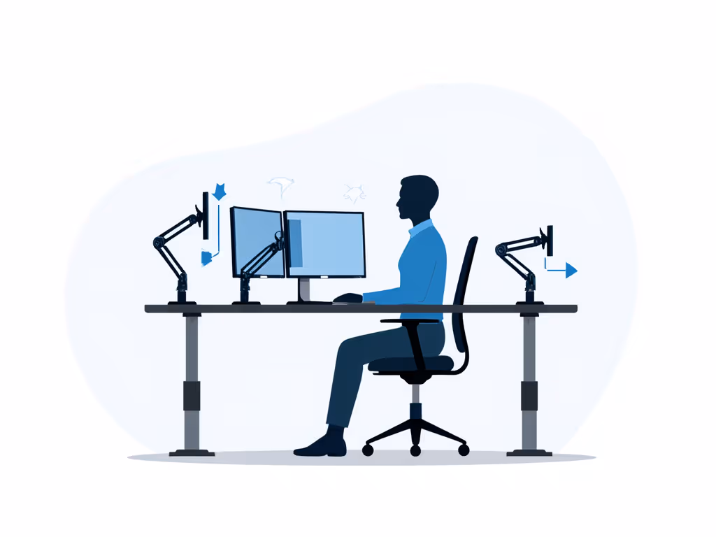 illustration of proper arm adjustment with posture cues