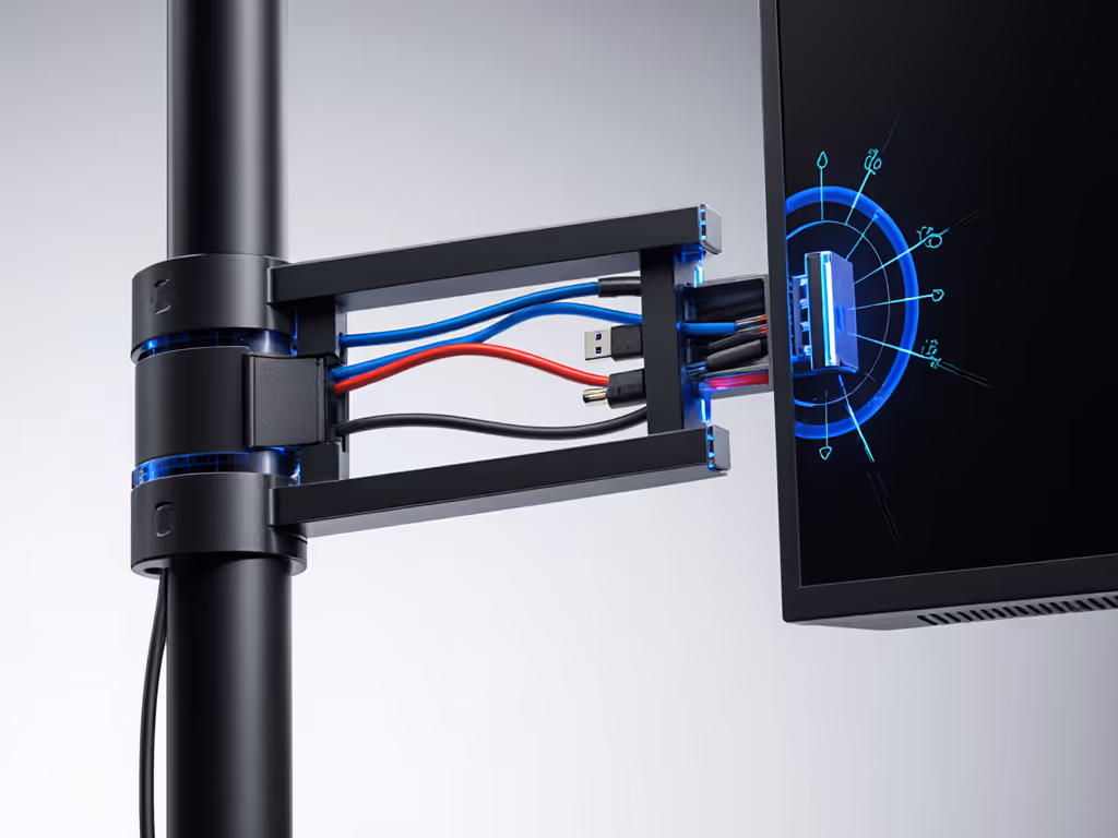 cable_management_stress_testing_on_monitor_arms