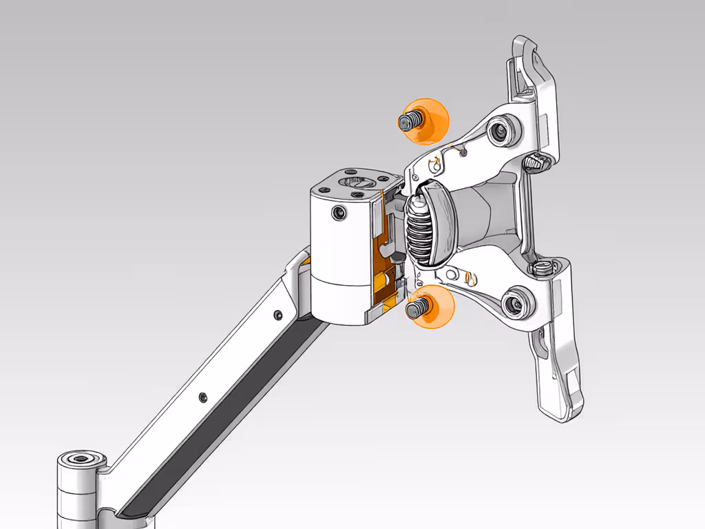 monitor arm failure mechanics