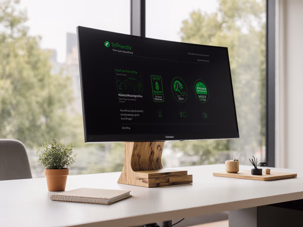 Validated Eco Monitor Stands: Certified Sustainable Picks