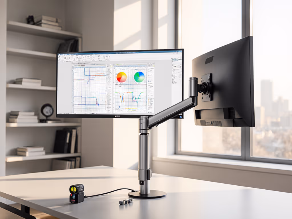Portrait Monitor Mounts: Precision Rotation Stability