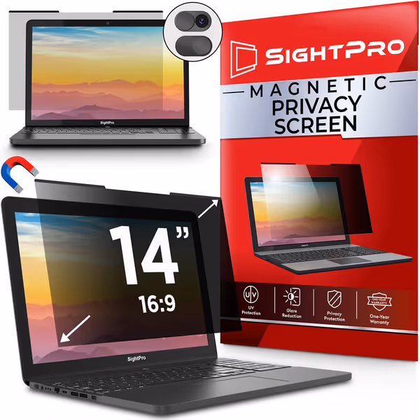 Magnetic Laptop Privacy Screen 14 Inch