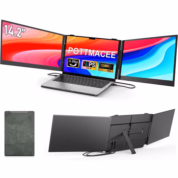 14.2'' Triple Laptop Screen Extender